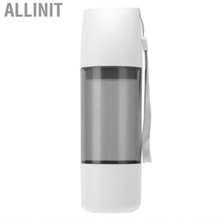Allinit Pet Water Bottle Portable Dispenser Drinking Feeder Grain Cup for Outdoor Hiking Traveling Walking