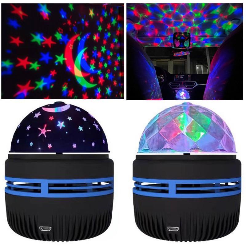 ไฟดิสโก้-disco-light-ไฟเทค-ไฟปาร์ตี-โคมไฟดาว-โคมไฟฉายดาว-led-party-สีมัลติฟังก์ชั่หมุนไฟ-led