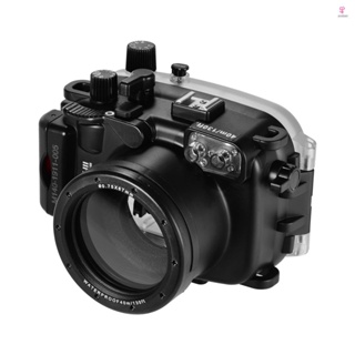 Sea frogs Underwater Housing for Canon G7X Mark Ⅲ - Waterproof Camera Protective Case 130FT Depth