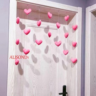 Alisond1 ม่านประตู เครื่องประดับน่ารัก ผู้หญิง ของขวัญ ความสวยงามสูง รูปหัวใจ ตกแต่งห้อง จี้หัวใจรัก