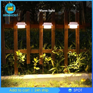 [Almencla1] โคมไฟ LED พลังงานแสงอาทิตย์ กันน้ํา สําหรับติดตกแต่งผนังบ้าน สวน