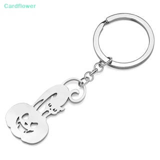 &lt;Cardflower&gt; พวงกุญแจ สเตนเลส ชุบทอง จี้รูปฟักทอง แมว ฮาโลวีน สําหรับเพื่อน ของขวัญ ถุง Ch
