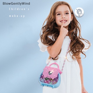 Blowgentlywind ชุดของเล่นอายแชโดว์ บลัชออน ลิปสติก แบบพกพา DIY สําหรับเด็ก BGW