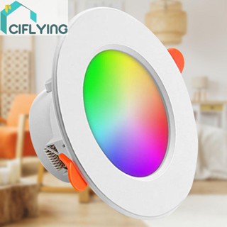 [Ciflys.Th] Tuya โคมไฟดาวน์ไลท์ LED 10W บลูทูธ หรี่แสงได้ 85-265V