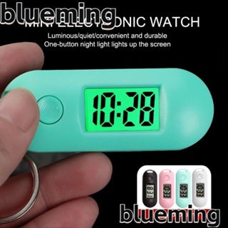 Blueming2 พวงกุญแจนาฬิกาพ็อกเก็ตดิจิทัล อิเล็กทรอนิกส์ เรืองแสง สีเขียว คุณภาพสูง