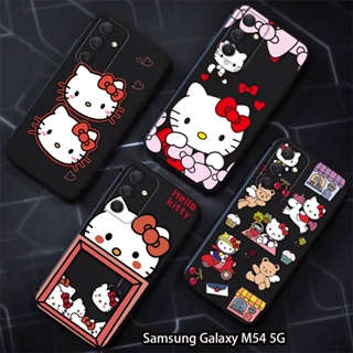 สําหรับ Samsung Galaxy M14 M23 M32 M33 M53 M54 5G M62 F62 เคสโทรศัพท์ซิลิโคน TPU แบบนิ่ม ลายการ์ตูนคิตตี้ กันกระแทก