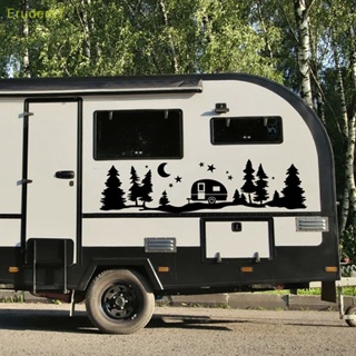 [ErudentT] สติกเกอร์ไวนิล ลายต้นไม้ป่า สําหรับตกแต่งรถยนต์ SUV RV Van Caravan Offroad [ใหม่]