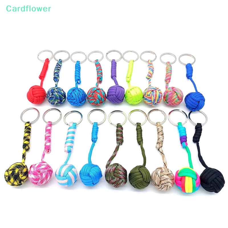 lt-cardflower-gt-พวงกุญแจเชือกร่มชูชีพ-ลายลิง-กําปั้น-1-ชิ้น-ลดราคา