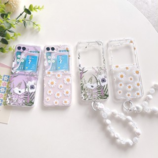 เคสโทรศัพท์มือถือ ลายดอกไม้ พรีเมี่ยม สําหรับ Samsung Galaxy Z Flip5 Z Flip 5 Z Flip5 Z Flip5