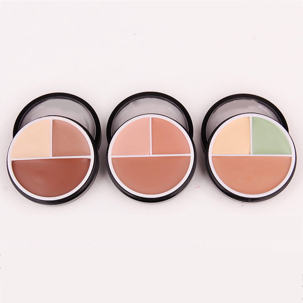 BM3 3 สี Pressed CONCEALER Powder Moisturizing Brightening แต่งหน้า ...