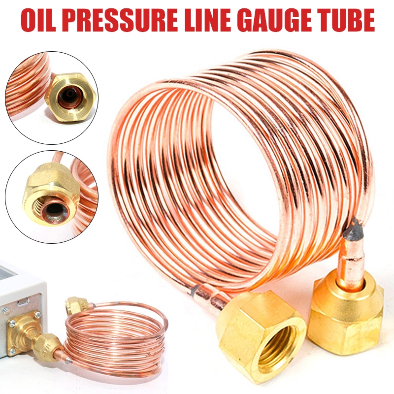 Copper Oil Line Kits For Mechanical Oil Gauge Oil Pressure Copper