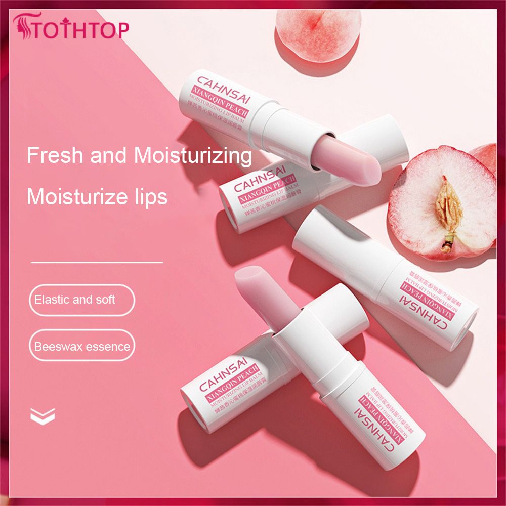 Cahnsai Lip Balm Moisturizing Fruit Lip Balm การกำจัดหยาบ Long Lasting ...