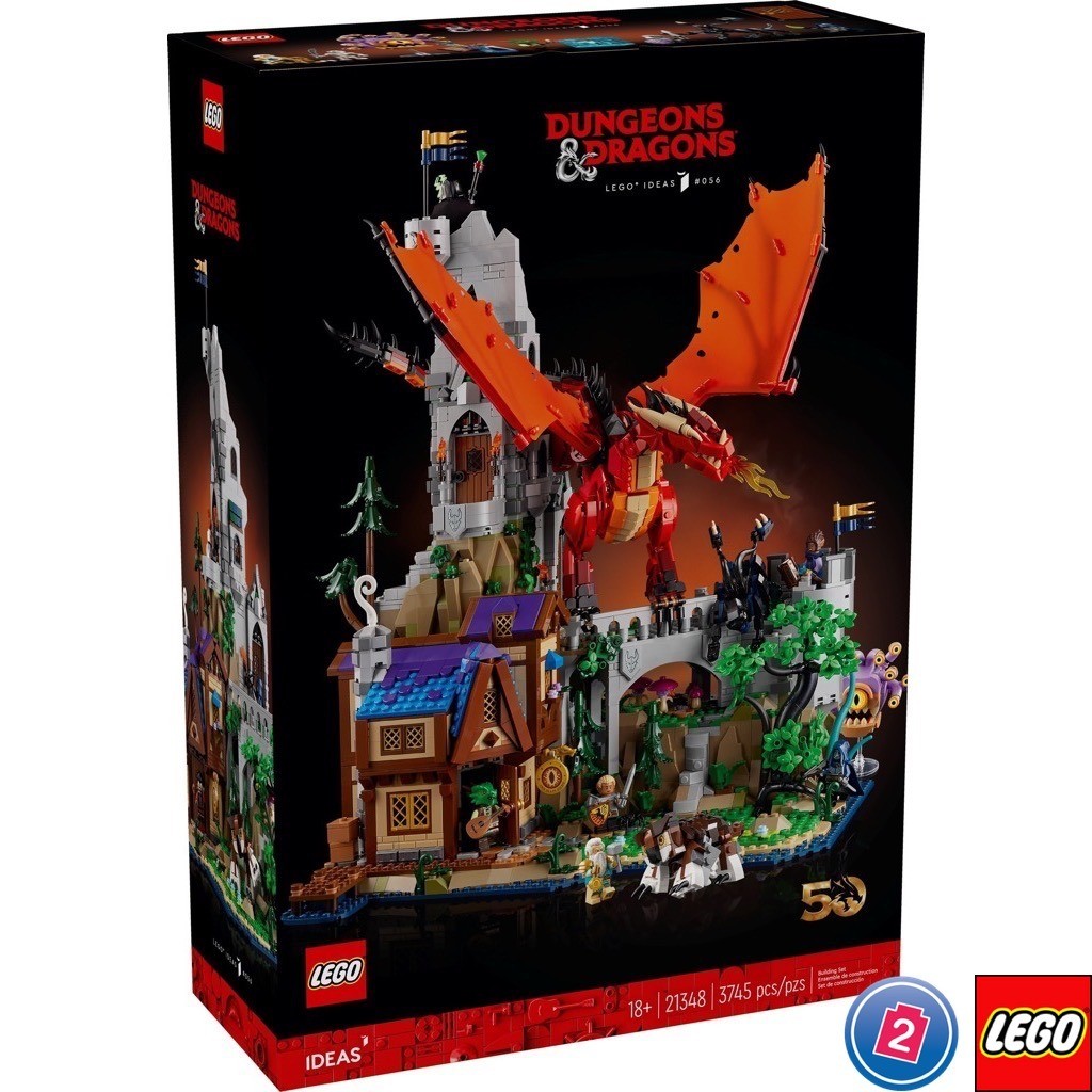 เลโก้ LEGO Exclusives 21348 Dungeons & Dragons: Red Dragon's Tale ...