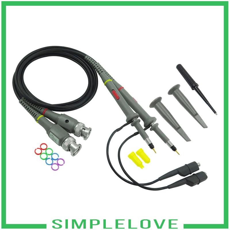[เรียบง่าย] P6100 2 ชิ้นสูง 10: 100MHz ที่หนีบจระเข้ | Shopee Thailand