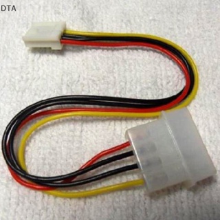 Dta 4 Pin Molex IDE Male to 4P ATA Female สายเคเบิ้ลพาวเวอร์ เชื่อมต่อไดรฟ์ฟลอปปี้ DT