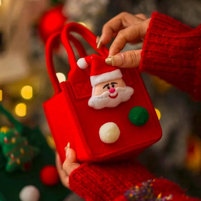 กระเป๋าเก็บขนม-แบบพกพา-พิมพ์ลายการ์ตูนคริสต์มาส-แบบแขวนได้-อุปกรณ์ประกอบฉาก-สําหรับตกแต่งงานปาร์ตี้เด็ก