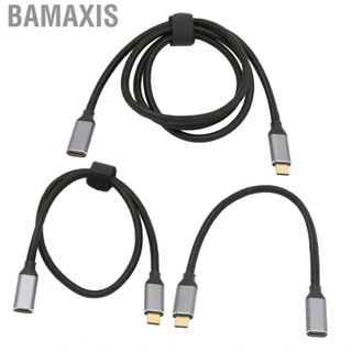 Bamaxis USB C Extension Cable 10Gbps Data Sync 100W Power Delivery 4K 60Hz Video Output with E Marker