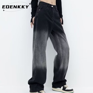 EOENKKY  เกงกางยีนส์ กางเกงขายาว กางเกง 2023 NEW  Korean Style Beautiful รุ่นใหม่ คุณภาพสูง C97BG6R 36Z230909