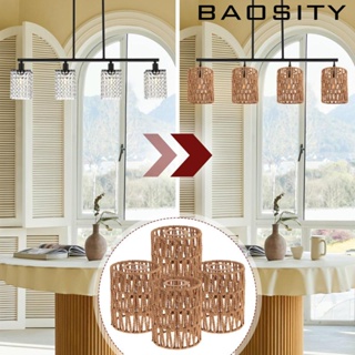 [Baosity] จี้โคมไฟ ผ้าทอ สําหรับตกแต่งห้องนั่งเล่น ร้านอาหาร 4 ชิ้น