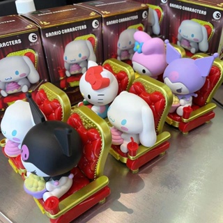 โมเดลฟิกเกอร์ Sanrio Mystery Box Theater Series Kuromi Melody น่ารัก เหมาะกับของขวัญ สําหรับตกแต่งโต๊ะ