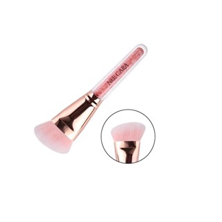 NEE CARA PINK CRYSTAL BRUSH (N825) : neecara นีคาร่า แปรงแต่งหน้า พิงค์คริสตัล  x 1 ชิ้น abcmall