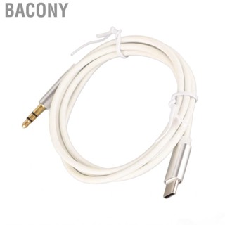 Bacony USB C to 3.5mm  Aux Jack Cable Stable Type Adapter Headphone Stereo Cord for Car Home