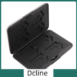 [Dcline.th] กล่องเคสพลาสติก สําหรับใส่จัดเก็บการ์ดหน่วยความจํา Micro SD SDXC