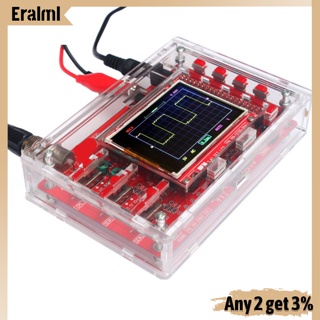 Eralml Stm32 ออสซิลโลสโคปดิจิทัล แบบประกอบเต็มรูปแบบ พร้อมเคสอะคริลิคใส ตรวจจับวงจรลัดวงจร