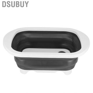 Dsubuy Multifunction 2‑in‑1 Collapsible Cutting Board Drain  Container Kitchen Ac