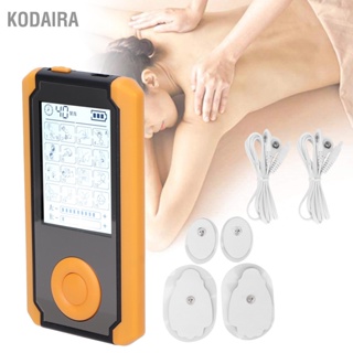 KODAIRA TENS Massage 16 โหมดอุปกรณ์นวดกายภาพบำบัดกล้ามเนื้อแบบดิจิตอล Dual Channel 110-240V