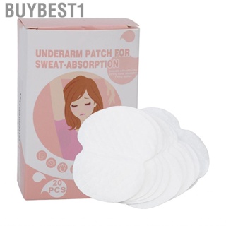 Buybest1 Armpit Sweat Pads 20 Disposable Breathable For Men And Women