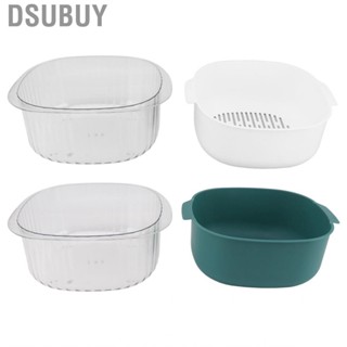 Dsubuy Double Layer Vegetable Washing  Fruit Drying Draining JY