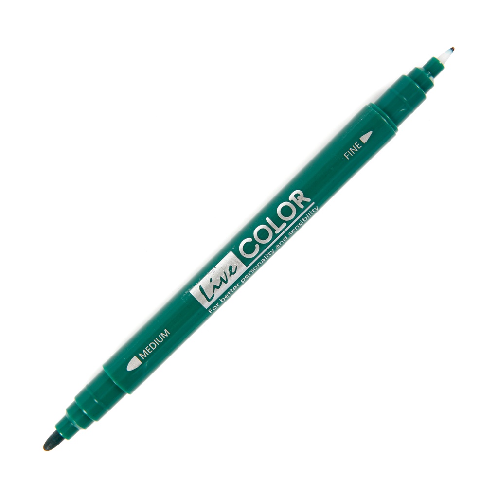 monami-ปากกาสีน้ำ-ไลฟ์คัลเลอร์-เขียวเข้ม