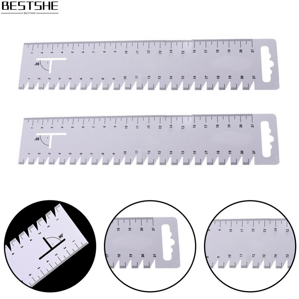 Acrylic Seam Guide Ruler Seam Allowance Guide Rulers Seam Ruler 1/8 To 2  Inch Straight Line Hems For DIY Apparel Sewing Tool - AliExpress