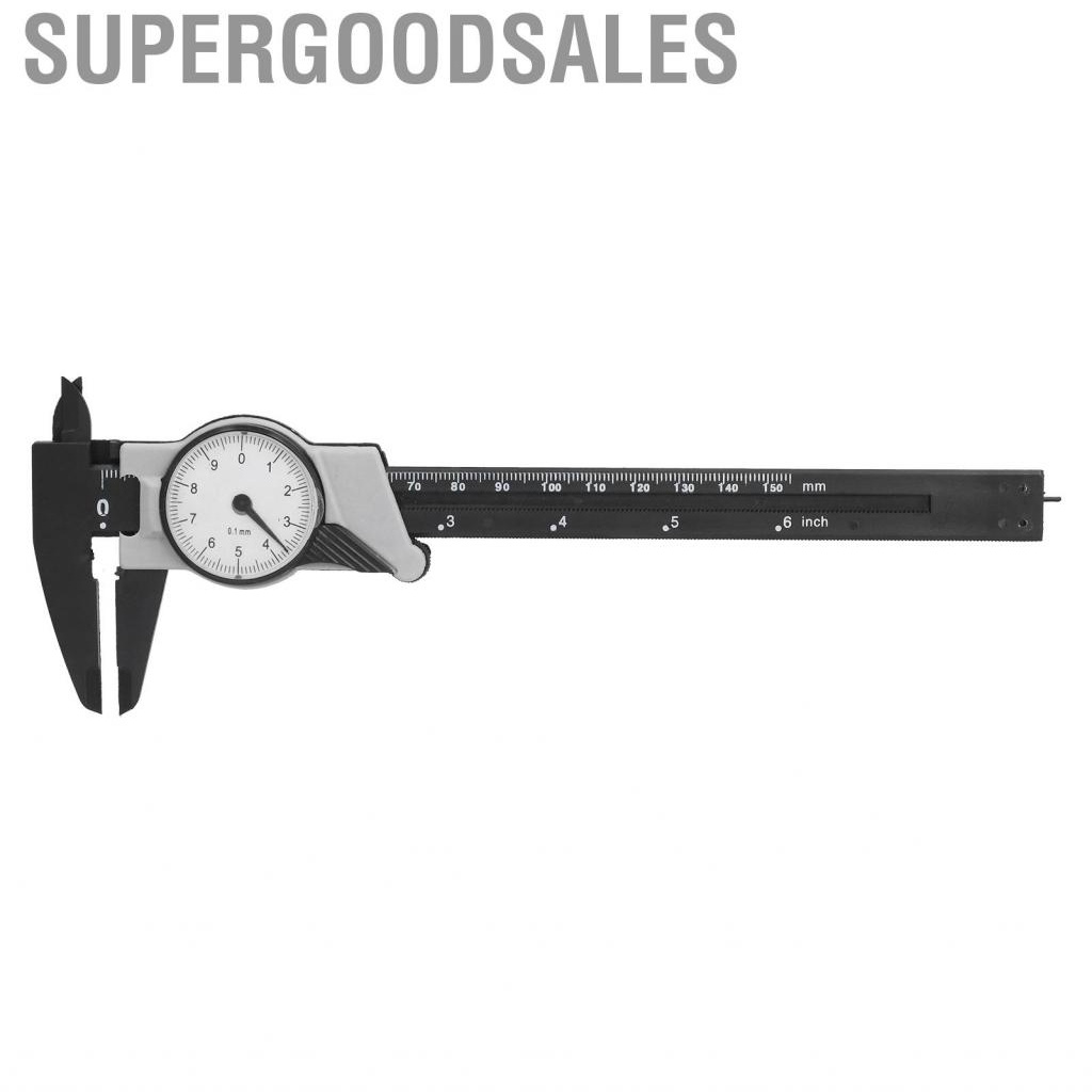 Supergoodsales Dial Vernier Caliper 0‑150mm w/Dial for Laboratory 0.1mm