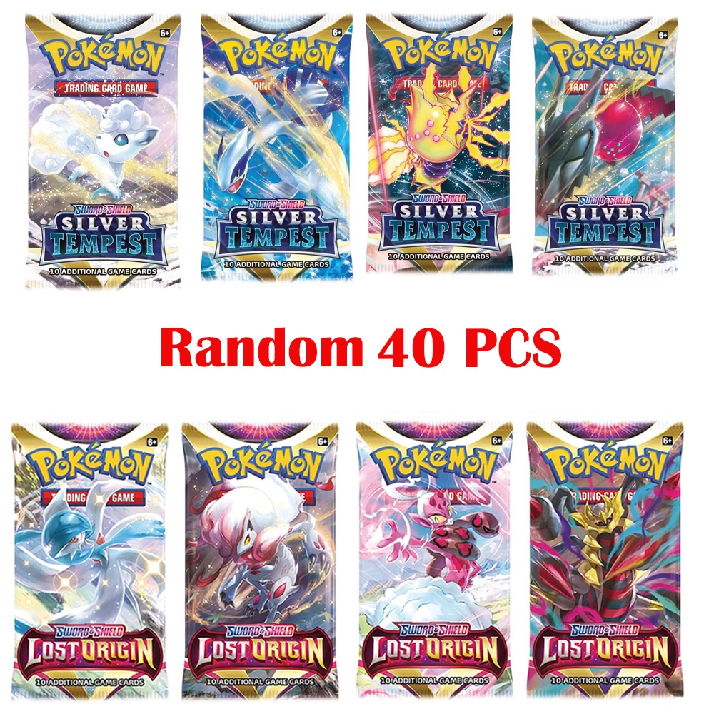 40PCS Pokemon Cards SCARLET&VIOLET GX Vmax EX Mega Energy Shining ...