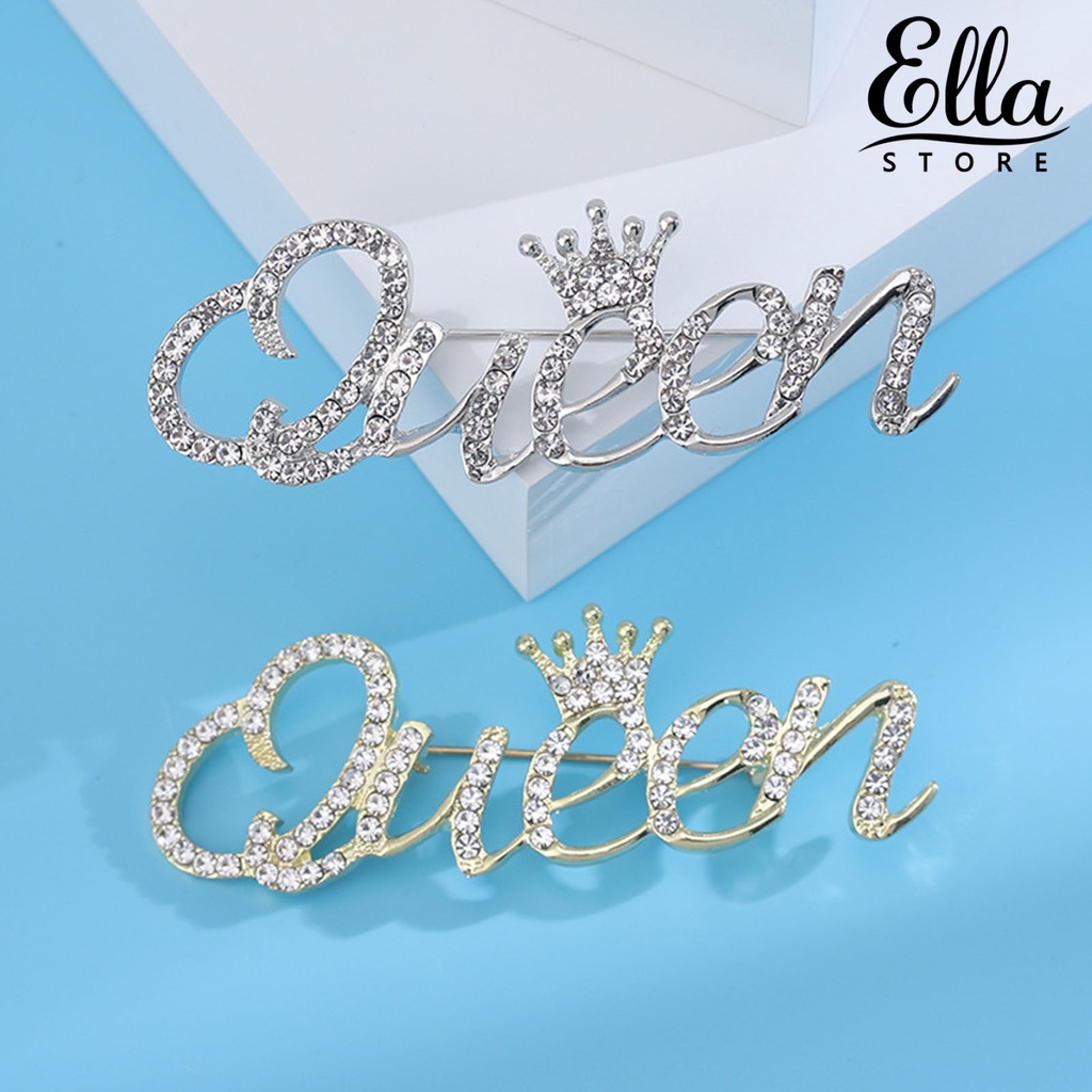 ellastore123-เข็มกลัดสเตนเลส-กันลื่น-ทนต่อการสึกหรอ-เครื่องประดับ-สําหรับผู้หญิง