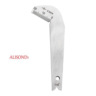 Alisond1 ดอกสว่านวัดมุม เกจวัด เหล็ก เกจวัด ขอบหน้า 118 องศา เครื่องมือลับศูนย์