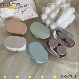 Eutus กล่องเก็บคอนแทคเลนส์กระจก แบบพกพา สําหรับเดินทาง