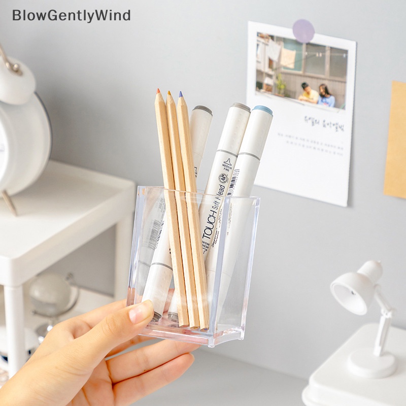 blowgentlywind-กล่องเก็บแปรงแต่งหน้า-ดินสอ-อุปกรณ์การเรียน-เครื่องเขียนสํานักงาน-bgw