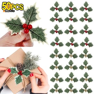 [Xmas Favorite] [ขายดี] พวงดอกเบอรี่ประดิษฐ์ สีเขียว สีแดง ทอง สําหรับตกแต่งปาร์ตี้คริสต์มาส งานแต่งงาน