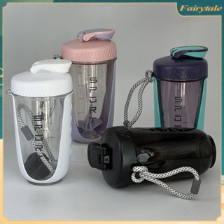 ❀ 600ml เครื่องปั่นเครื่องปั่นพร้อมพลาสติก Whisk Ball Mixer ถ้วยเขย่ารั่วยิมกีฬา Shaker ขวดกลางแจ้งแบบพกพาพลาสติกขวดเครื่องดื่ม