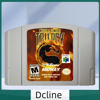 [Dcline.th] Mortal Kombat Trilogy USA Version Super Mario Games RPG คอสเพลย์ สําหรับ Nintendo N64