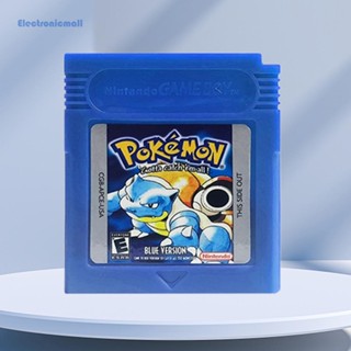 [ElectronicMall01.th] ตลับเกม GBC คริสตัล สีฟ้า เขียว แดง เทา เหลือง ทอง สําหรับเกมบอย และเกมบอย