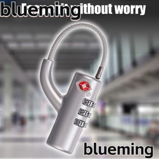 Blueming2 TSA Customs Lock สายเคเบิ้ลล็อคกระเป๋าเดินทาง ขนาดเล็ก กันน้ํา