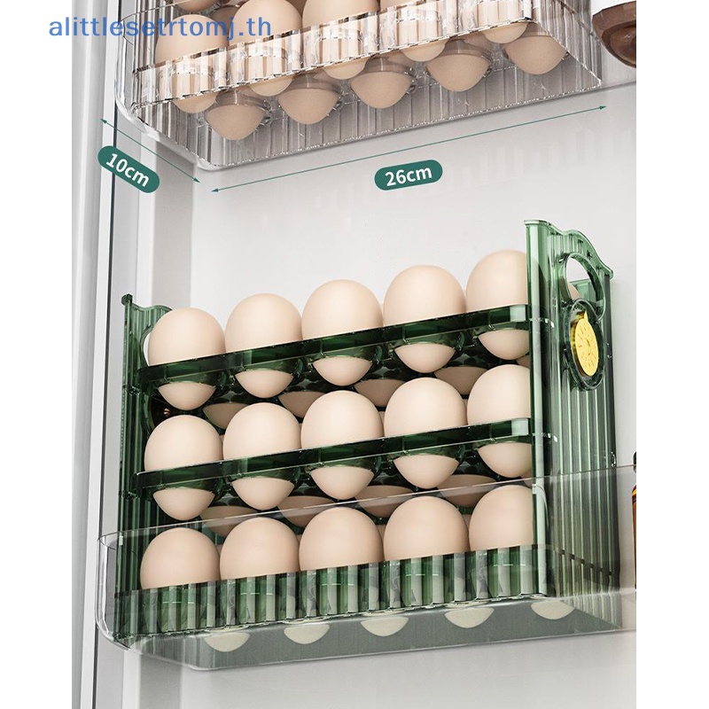 alittlese-กล่องจัดเก็บไข่-3-ชั้น-30-ช่อง-สําหรับตู้เย็น-ด้านข้าง-เคาน์เตอร์-th