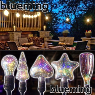 Blueming2 โคมไฟ LED รูปดอกไม้ไฟ สไตล์วินเทจ สําหรับตกแต่งบ้าน วันหยุด กลางคืน