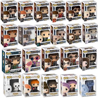 โมเดลฟิกเกอร์ PVC รูป Funko Pop Harry Potter Row Weasley Hermione Granger Draco Malfoy Dobby Luna Lovegood ของเล่นสําหรับเด็ก