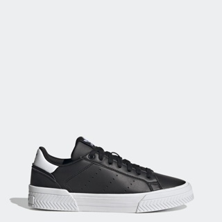 adidas ไลฟ์สไตล์ รองเท้า Court Tourino ผู้หญิง สีดำ GZ0160