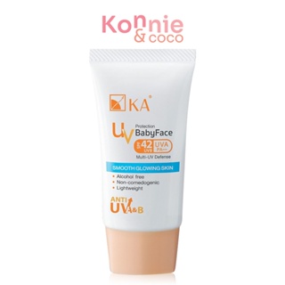 KA UV Protection Babyface SPF42/PA+++ 30g เคเอ ครีมกันแดดหน้าเนียนสีเนื้อ.